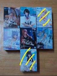 日版 hololive IF Relax time 白銀諾艾爾 , 大神 澪 / 狼媽 , 大空昂 486 , 森美聲 / 死神 , 雪花菈米 , 貓又小粥 , 夜空梅露  (闊盒，未開盒)