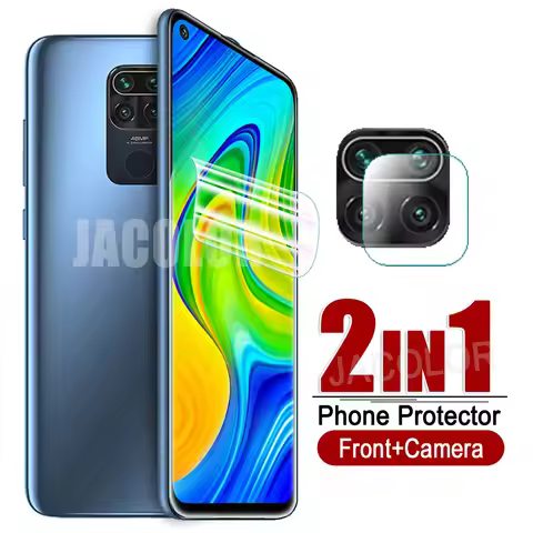 2in1 Full Cover Hydrogel Film For Xiaomi Redmi Note 9S 9 S Pro 9Pro For Note9Pro Note9S Note9 Watery
