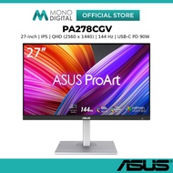 ASUS 27 Inch ProArt Display PA278CGV 144Hz WQHD 2560x1440 IPS Monitor 95% DCI-P3 ΔE < 2 USB-C PD 90W