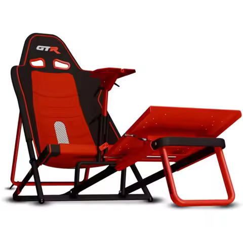 Simulator GTA Compact V2 Foldable Racing Simulator Cockpit Stake F1® Team Kick Sauber Edition (Red/B