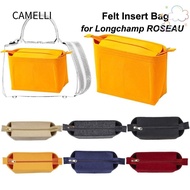 CAMELLI Insert Bag, Bucket Bag Multi-Pocket Liner Bag, Felt Storage Bags Travel Bag Organizer for Longchamp LE PLIAGE/ROSEAU