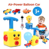 Toy Balloon Powered Car with Rocket Launcher Electric Balloons Launch Tower Toy