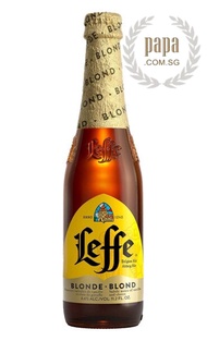 Leffe Blonde - Award Winning Authentic Blonde Abbey Golden Ale - 6.6% abv (01 x 330ml) BBD Aug 2025