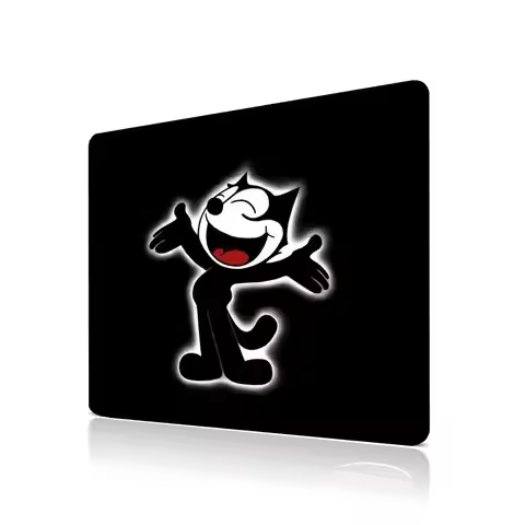 Felix the Cat Mouse Pad Gamer Large Size Office Desk Protector Mat 450x400X2MM Waterproof Desktop Mo