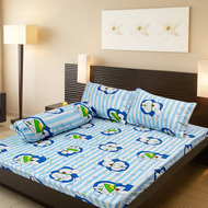 [HCM]Bộ Drap+áo gối 100% vải Cotton Thắng Lợi { 4 MÓN } chuẩn logo trên vải