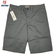 Việt Tiến - Quần short nam kaki Việt Tiến màu xám ghi 6U8071