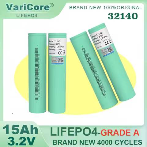 3.2V LiFePO4 32140 15Ah Battery pack DIY 4s 8s 12v 24V Inverter Electric Vehicle Travel Camping batt