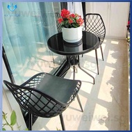 Balcony Table And Chair Leisure Outdoor Table And Chair Coffee Table Tempered Glass
