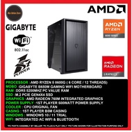 Gaming Value Office Pc Desktop AMD Ryzen 5 8600G/16GB/32GB/512GB SSD/1TB SSD/RADEON 760M/500W/WIFI