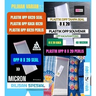 Opp Plastic 8x20 & 8.5x20 All Variants - Opp Plastic 8 x 20 8.5 x 20 Seal - Glass - Display (PL) 8 x