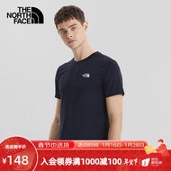 北面（The North Face） 【山夏】短袖速干T恤男户外吸湿排汗春季上新|4NCR 蓝色 L/175