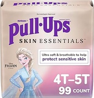 Pull-Ups Girls' Skin Essentials Potty Training Pants, Training Underwear, 4T-5T (38-50 lbs), 99 Ct (