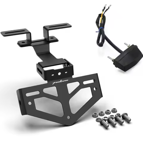 For Bajaj Pulsar RS200 NS200 NS160 NS125 150 HYOSUNG GT650R GT250R DOMINAR 400 250 License Plate Mou