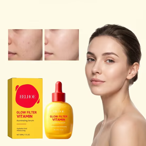 30ML Vitamin Facial Serum Deep Hydrating Enhance Smoothness Boosts Skin Elasticity Nourishing Pores