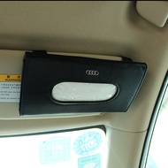 1pcs Car Sun Visor Tissue Box Auto Accessories Holder Paper Napkin Clip Car Tissue Box for AUDI C5 A