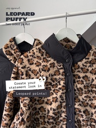 SAY APPAREL: Leopard puffy jacket แจ็กเกตใส่ได้สองด้านลายเสือ