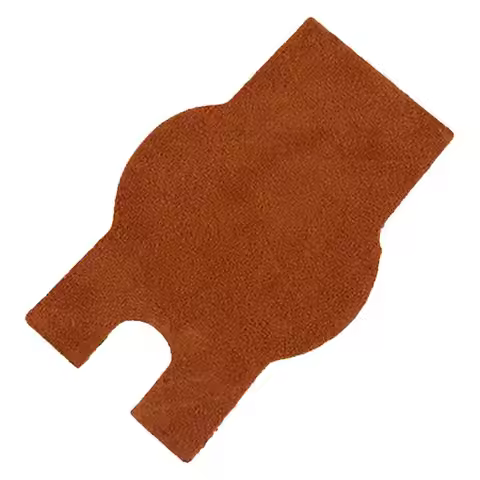 Adhesive Anti Slip Mat Erhu Parts Cowhide Brown Guitar Anti-slip Mats Erhu Accessories With Adhesive