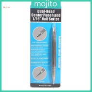 Mojito Center Puncher Metal Center Spring Nail Punch Tool Double for Head Nail for Head