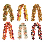 Halloween Simulated Hanging Garland Maple Leaf Vine Garland For Party Home Decoration