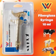 Davsaic 10 mL Fiberglass reusable syringe 10 ml syringe for pig syringe 10ml syringe 10cc for pigs