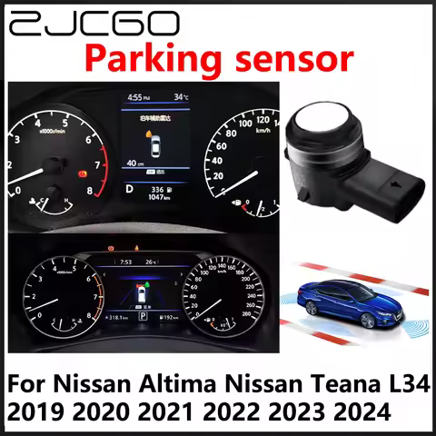 ZJCGO for Nissan Altima Teana L34 2019-2024 Car OEM Front Rear Reverse Parking Sensor PDC Car Revers