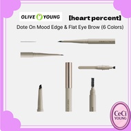 [Heart Percent ]Heart Percent Dote On Mood Edge & Flat Eye Brow (6 Colors)/ by ceciyoung