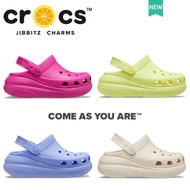 ○♦ ongguanshiruihaomaoyiyoux crocs แท้ crocs crush Clog 8 สี รองเท้าเสริมส้นผู้หญิง รองเท้าชายหาด ส้นหนา 8 สี ใส่สบาย สําหรับเดินทาง 207521