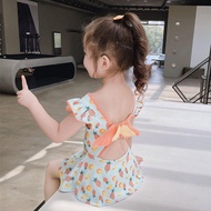 Put on Super Eye-catching~Girls Swimsuit New Style Summer Dress Baby Girl One-Piece Swimsuit Girl Su