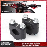 For Honda CRF300L Rally Handlebar Risers Bar Clamp Cover CRF 110 125 150 230 250 450 Motorcycle Acce
