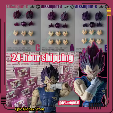 Air&Oq Studio Ultra Ego Vegeta Dragon Ball Shf Head Accessories Air Oq Vegeta Action Figurine Custom