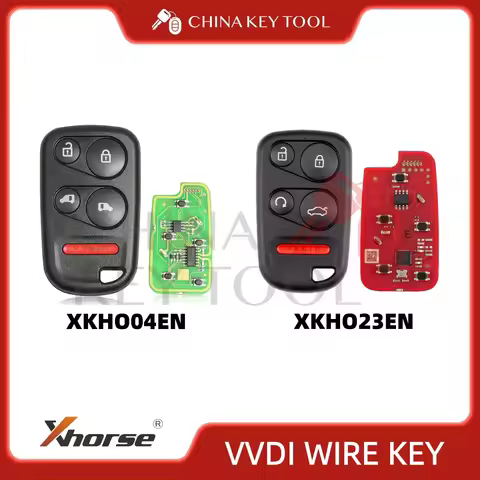 Xhorse XKHO23EN XKHO04EN 2nd Generation for Honda Type Wire Remote Key 4 Buttons