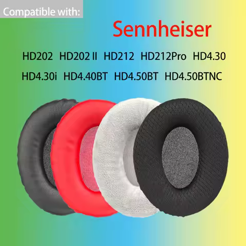 Earpads for Sennheiser HD202 II HD212 Pro Headphones HD4.30 HD4.30i Ear Cushions HD4.40BT HD4.50BT H