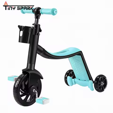 Multifunctional Three-in-one Balance Bike on A Bicycle