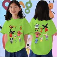 COD Baju Budak Perempuan Bing & Friends Cute  bing & friends T Shirt Kids Cotton Top Short Sleeve Ro