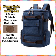 Men / Woman Travel Outdoor Sports Heavy Duty Canvas Large Capacity Backpack Multipurpose Adventure S