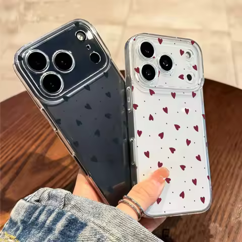 Clear Heart Love Case For Huawei Honor 90 Lite X9D X9B X9A X7D X7B X8B 20 Nova 5T 3I 7I 7 9 SE P30 P