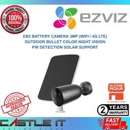 Ezviz EB3 Battery Camera 3MP WiFi 4G LTE Outdoor Bullet Color Night Vision PIR Detection Solar Suppo