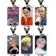 【6】K-pop StrayKids Felix Mrt Card Holder Student Card Holder Girls Lanyard Card Holder Protective ID Card Cover