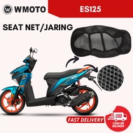 WMOTO SEAT NET MOTOR - ES125 ES 125 ES-125 SEAT NETT BLACK HITAM JARING SARUNG KUSYEN SEAT COVER NET