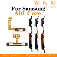 For Samsung Galaxy A01 Core Power button flex on / off Switch Button Side Key Volume Up Down Flex Ca