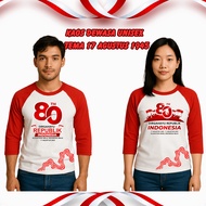 MERAH T-Shirt Eightty T-Shirts 17 August 2025 Adult Men's Tops T-Shirts Unisex August T-Shirts Hut R