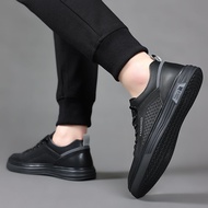 Men's Shoes For Summer New Versatile White Shoes For Men's Casual Board Shoes Breathable And Lazy Wa