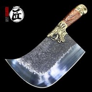 龍泉拙匠手工龍紋斬骨刀菜刀家用廚師切片切飛龍剁骨刀鋒利