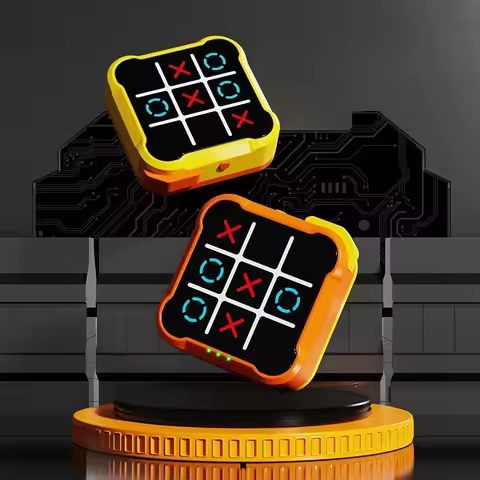 Tic-Tac-Toe Board Board Multifunctional Electronic Games Montessori Puzzle Table Game Chess Chess Se