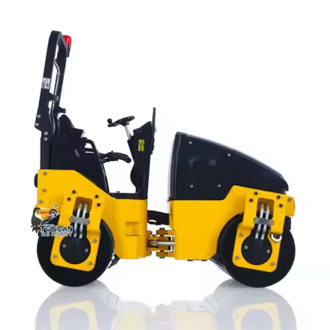 1/14 Metal RC Electric Road Roller Remote Control Trucks BOM BW120AD RTR Construction Vehicles Recha