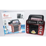 FEPE (FP1358ULS) - Solar Rechargeable Radio with (FM/AM/SW/3-Band Radio Receiver and USB/TF Card Mus