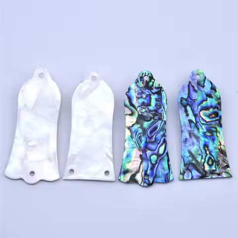 Real Abalone Shell Classic 2 Holes 3 Holes Natural Guitar Truss Rod Cover For Gibson Les Paul LP Pro