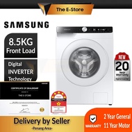 (Delivery for Penang ONLY) Samsung 8.5KG Smart Inverter AI Front Load Washing Machine | WW85T504DTT/FQ (Washer Front Loader Mesin Basuh Mesin Cuci 洗衣机)