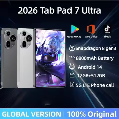 Pad 7 Ultra Global Version 11" 4K HD Tablet Snapdragon 8 Gen 3 Android 14 8800mAh 5G Dual SIM WiFi G
