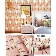Brown Dandelion Wall Paper Size 45 Cm x 10 Meters 3D Wallpaper Sticker Chocolate Dandelion Wallpaper